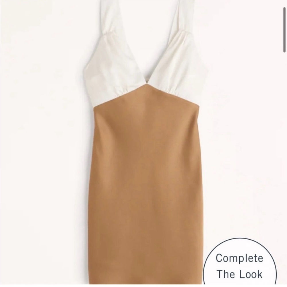 Abercrombie satin mini dress.